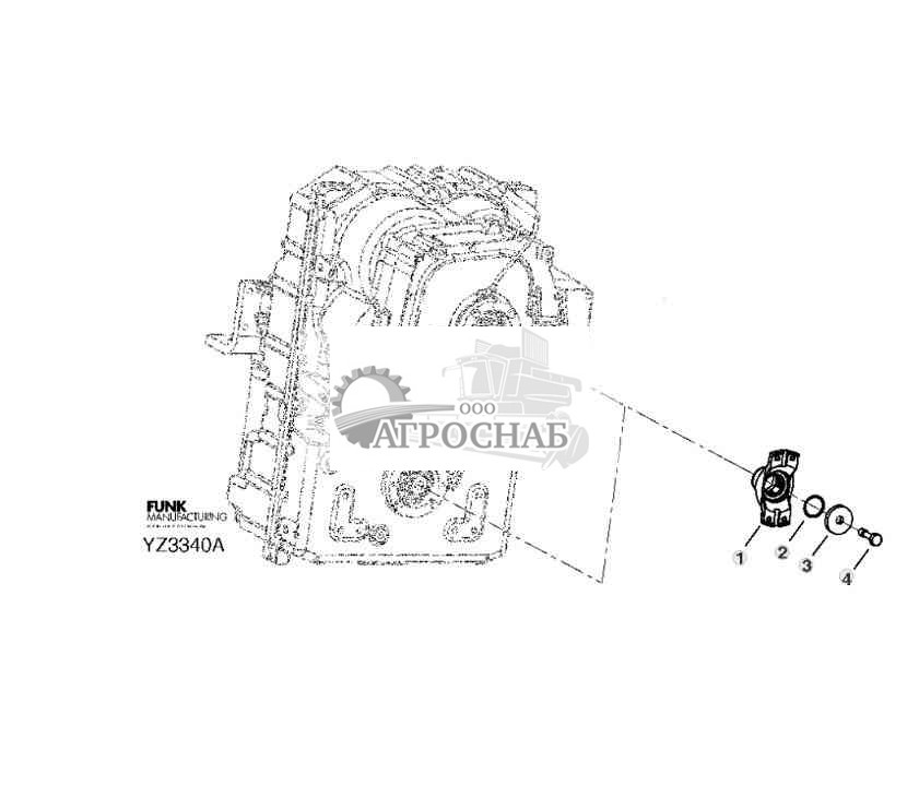 TRANSMISSION 8C YOKE GROUP INPUT 